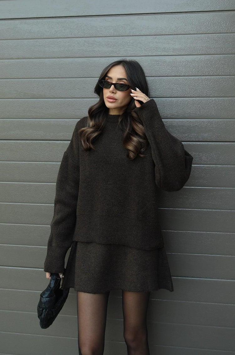 Seraphine | Conjunto de otoño de suave lana