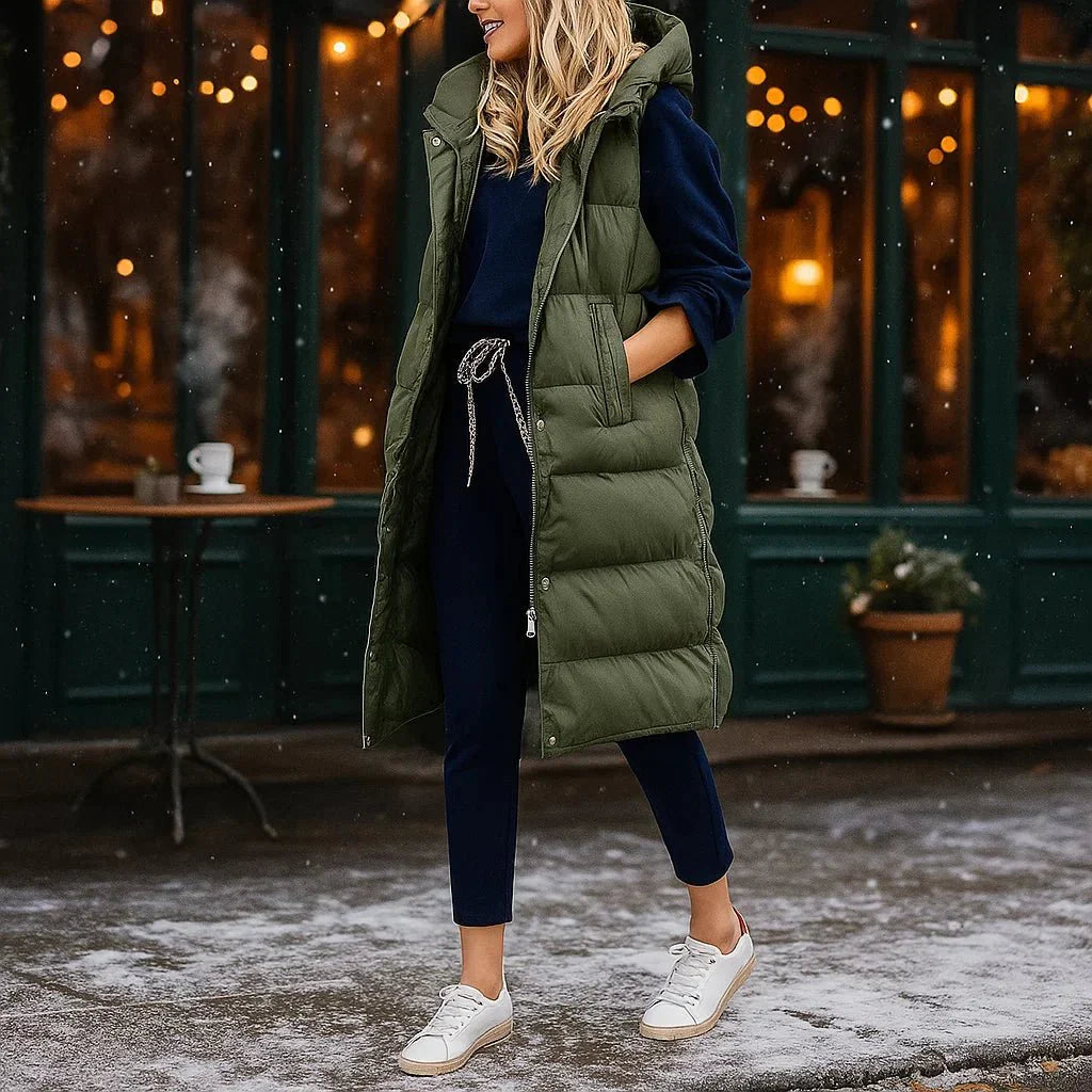 Teresa | Chaleco largo para mujer – elegante, cómodo y duradero