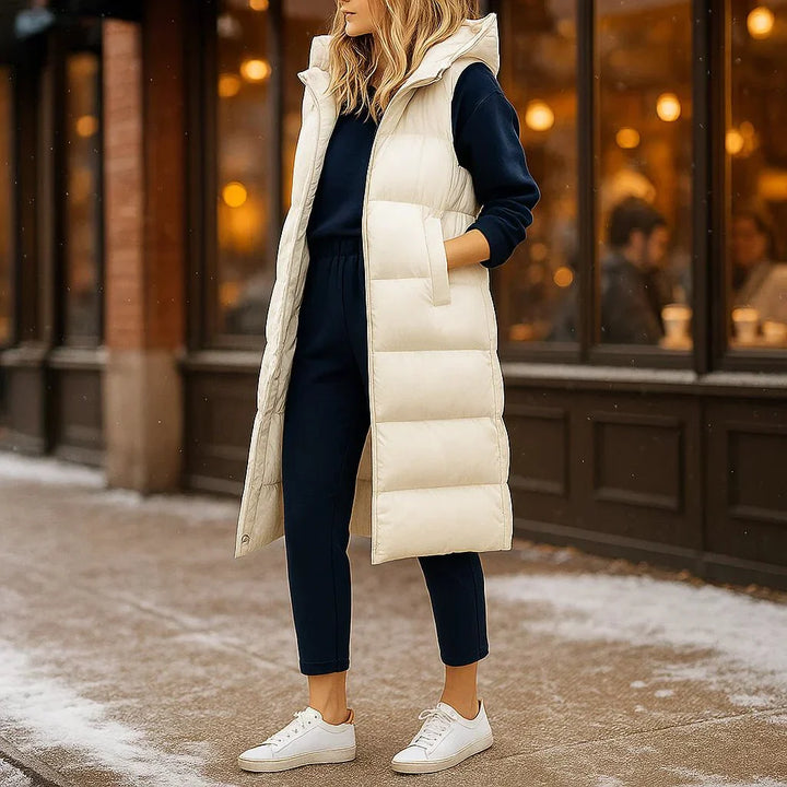 Teresa | Chaleco largo para mujer – elegante, cómodo y duradero