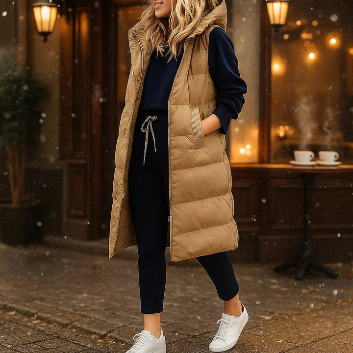 Teresa | Chaleco largo para mujer – elegante, cómodo y duradero