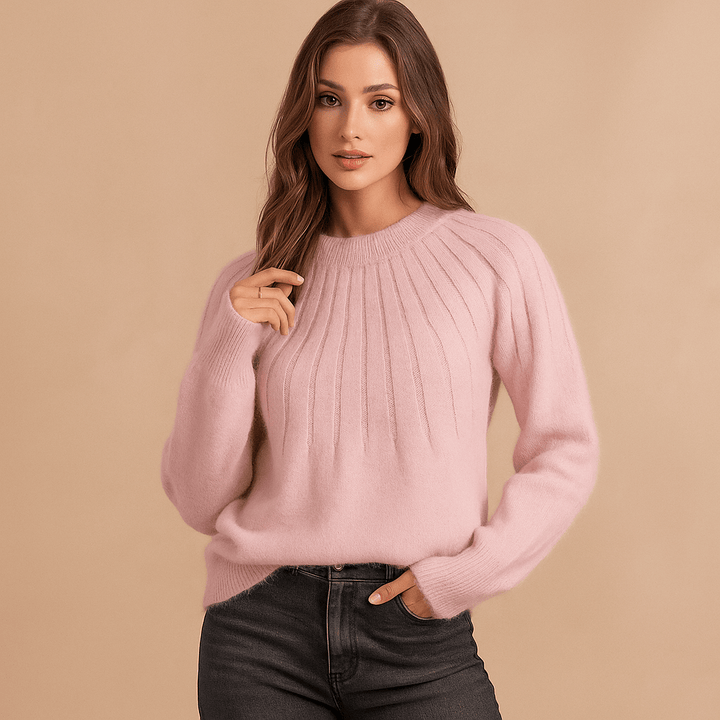 Angelika | Suéter de cachemira suave