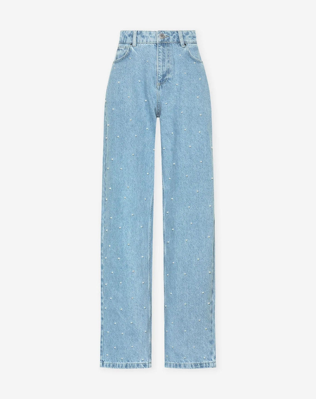 Kamila - Jeans slim fit brillantes con un toque de glamour