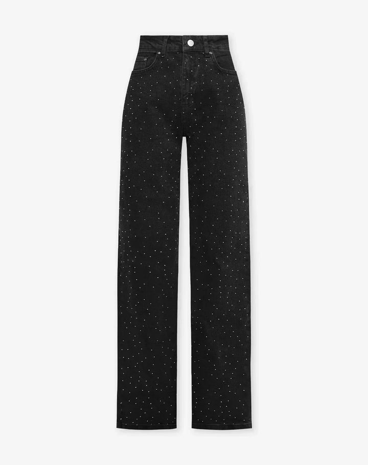 Kamila - Jeans slim fit brillantes con un toque de glamour