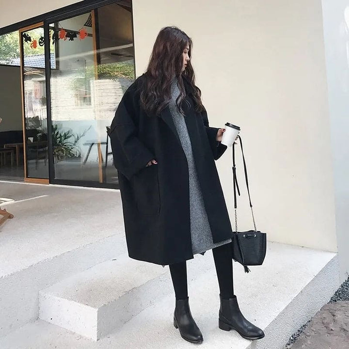 Helena | Abrigo de mujer oversize en estilo clásico