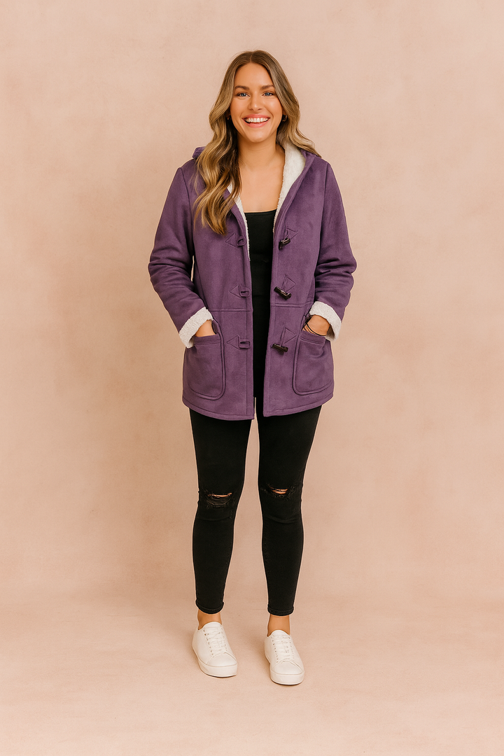 Arlena | Abrigo de invierno para mujer, cálido y elegante, con capucha
