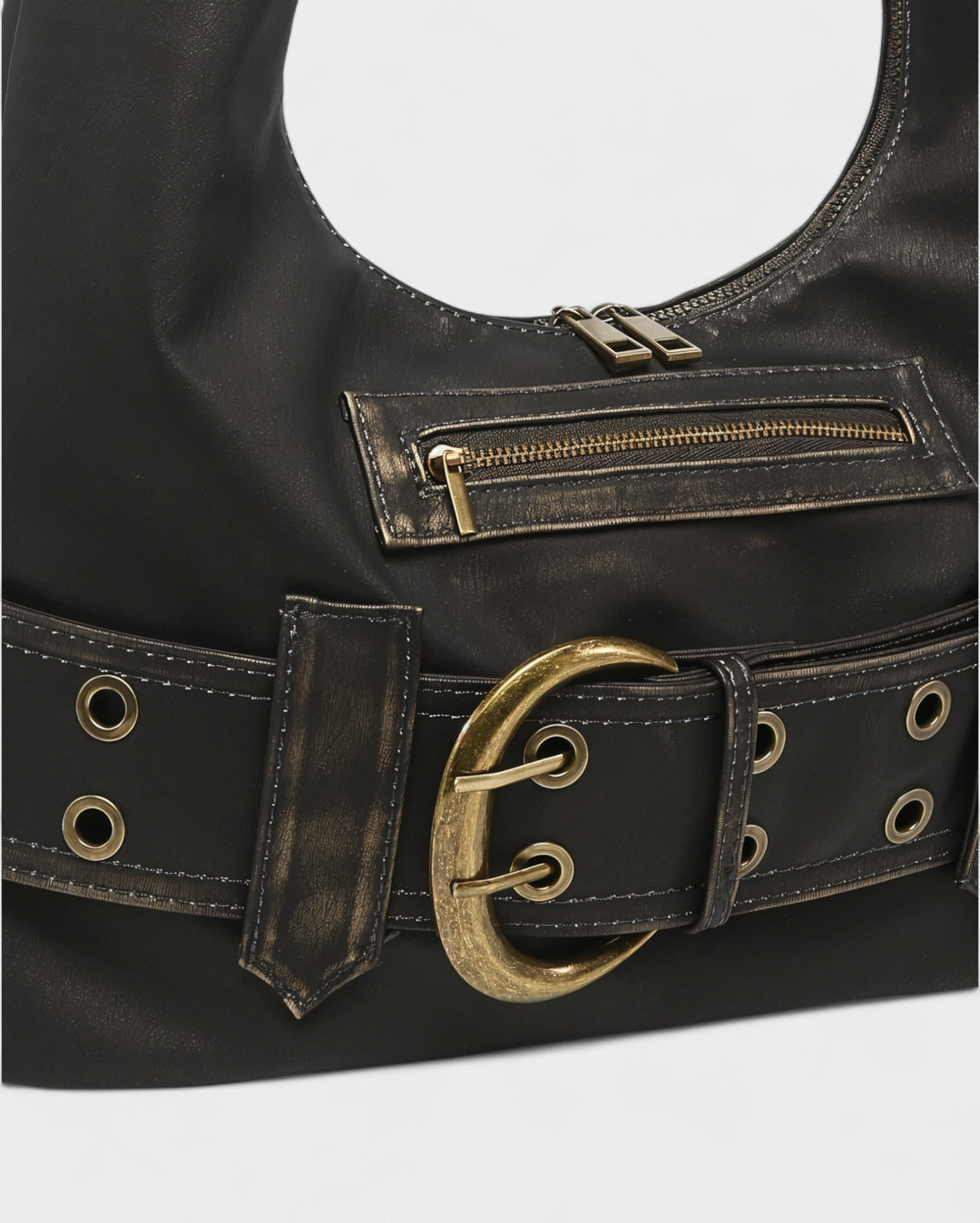 Alicja | Bolso de hombro retro de piel sintética, diseño elegante y atemporal