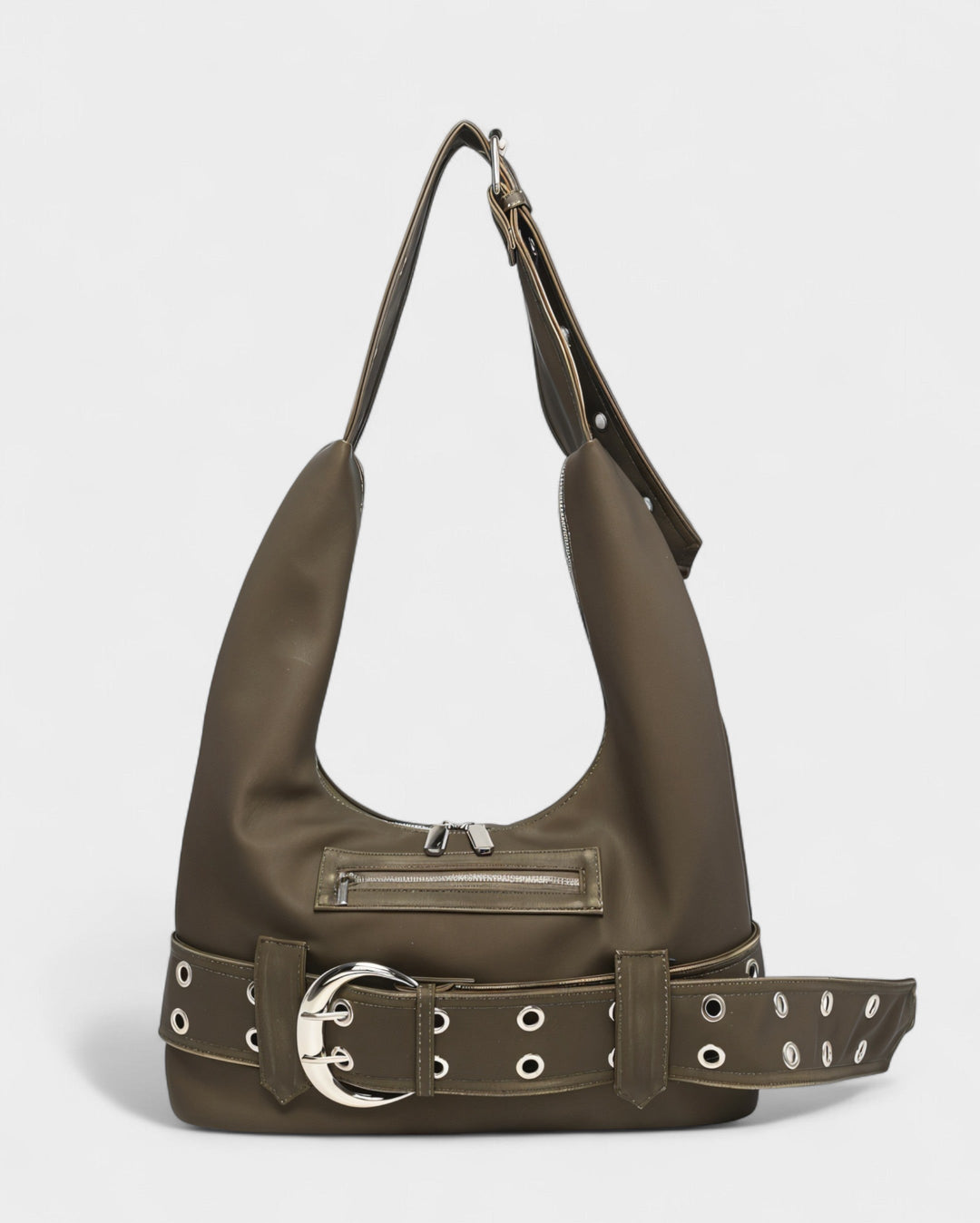 Alicja | Bolso de hombro retro de piel sintética, diseño elegante y atemporal
