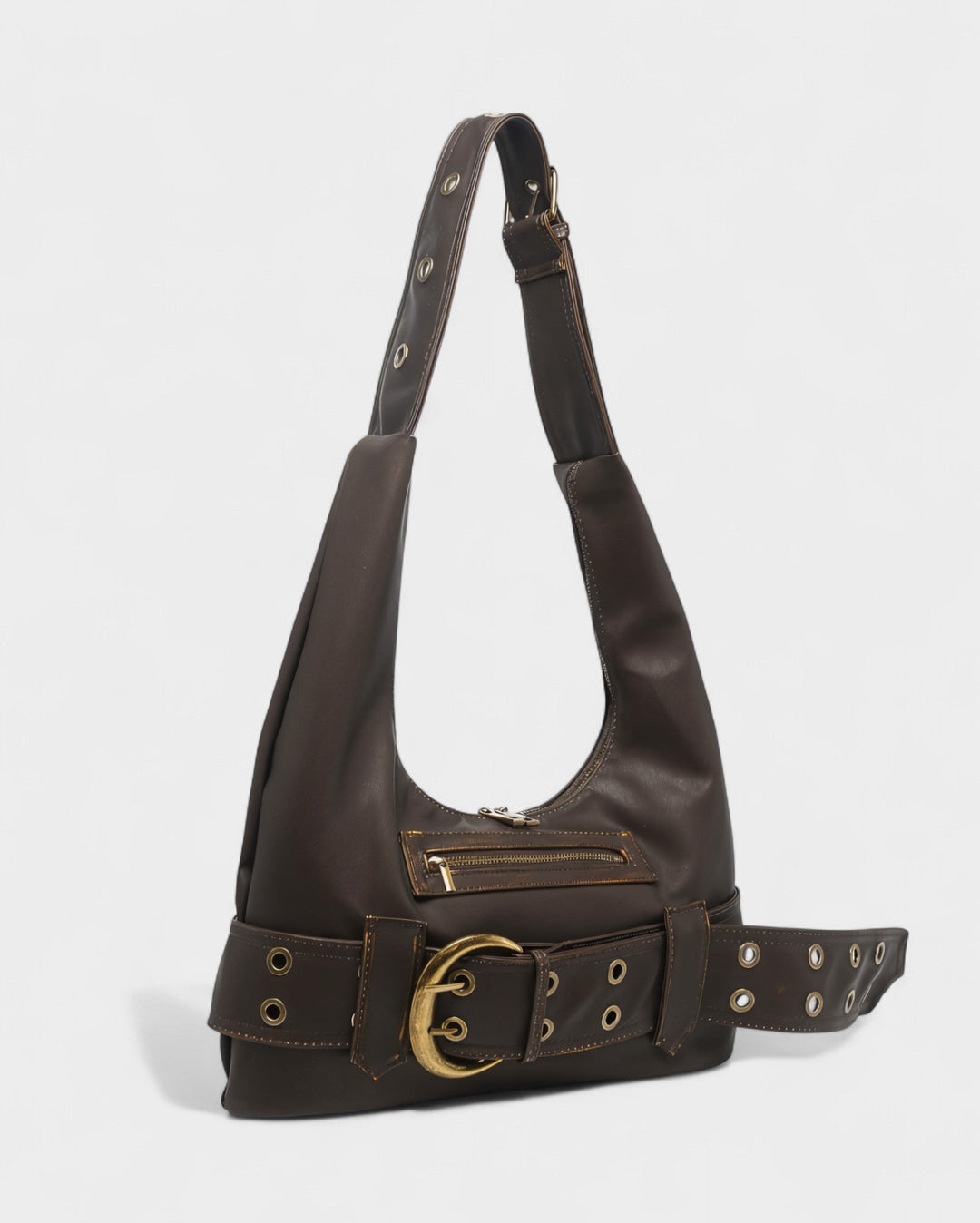 Alicja | Bolso de hombro retro de piel sintética, diseño elegante y atemporal