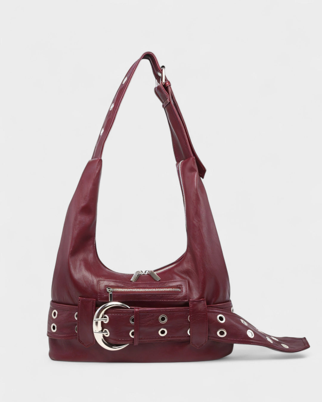 Alicja | Bolso de hombro retro de piel sintética, diseño elegante y atemporal