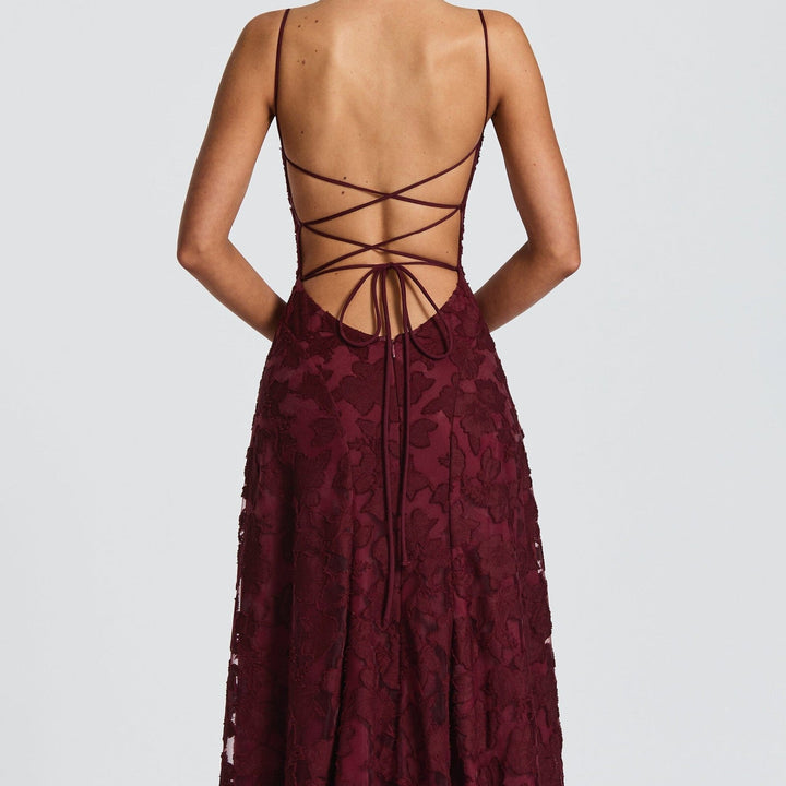 Lilly | vestido de noche femenino con corte en A, estilo maxi