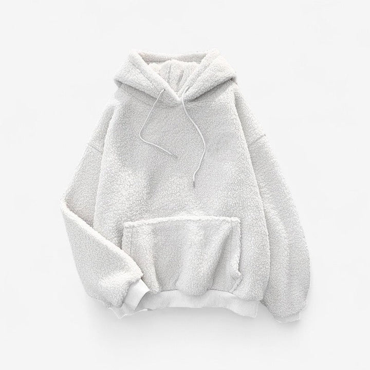 Kinga - Sudadera con manga larga, capucha ajustable y bolsillos
