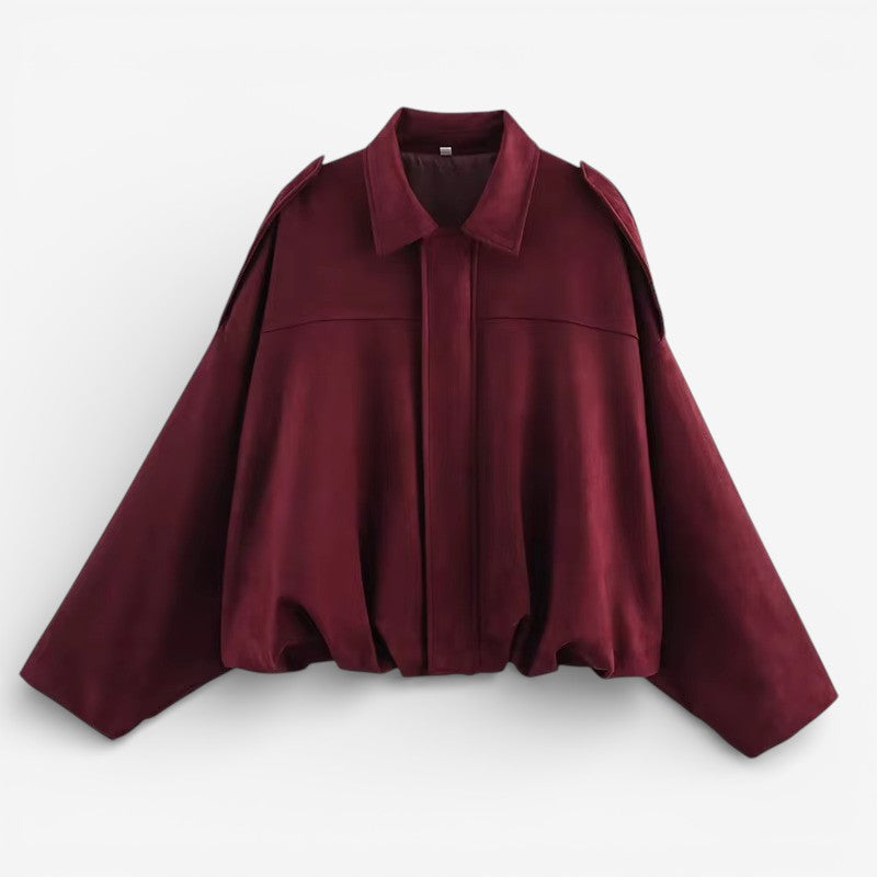 Karolina | Chaqueta de mujer con mangas largas y cuello solapa, de entretiempo