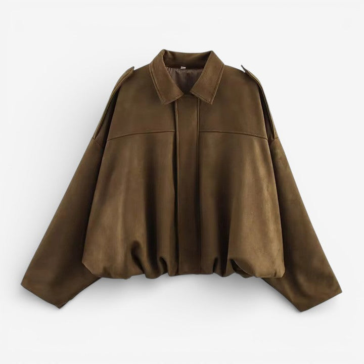 Karolina | Chaqueta de mujer con mangas largas y cuello solapa, de entretiempo