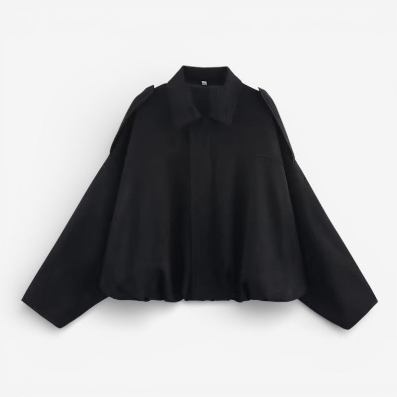 Karolina | Chaqueta de mujer con mangas largas y cuello solapa, de entretiempo