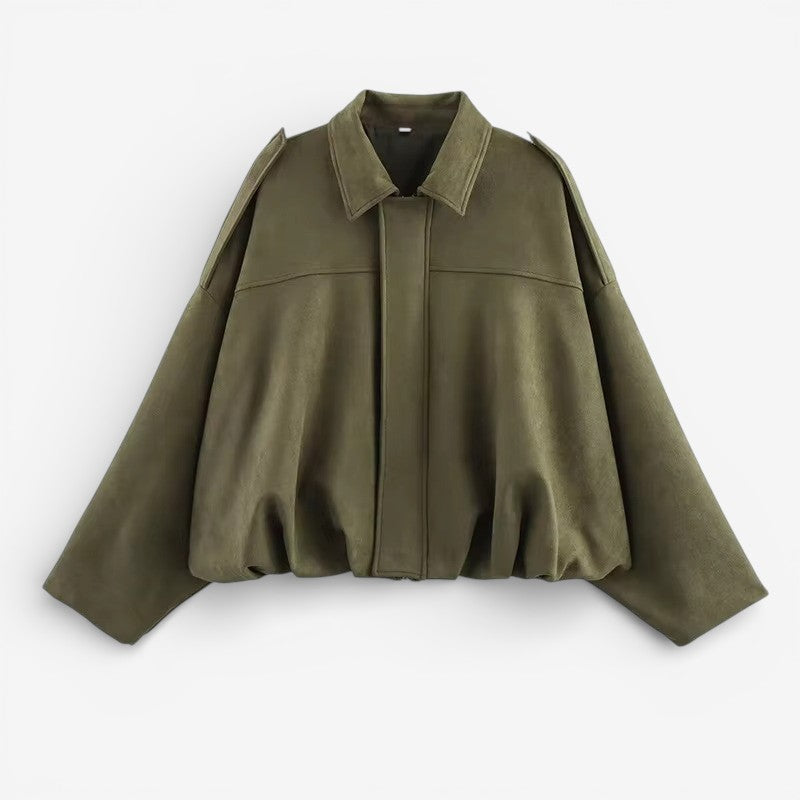 Karolina | Chaqueta de mujer con mangas largas y cuello solapa, de entretiempo