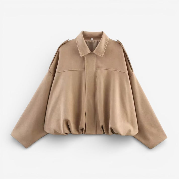 Karolina | Chaqueta de mujer con mangas largas y cuello solapa, de entretiempo