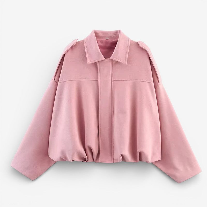 Karolina | Chaqueta de mujer con mangas largas y cuello solapa, de entretiempo