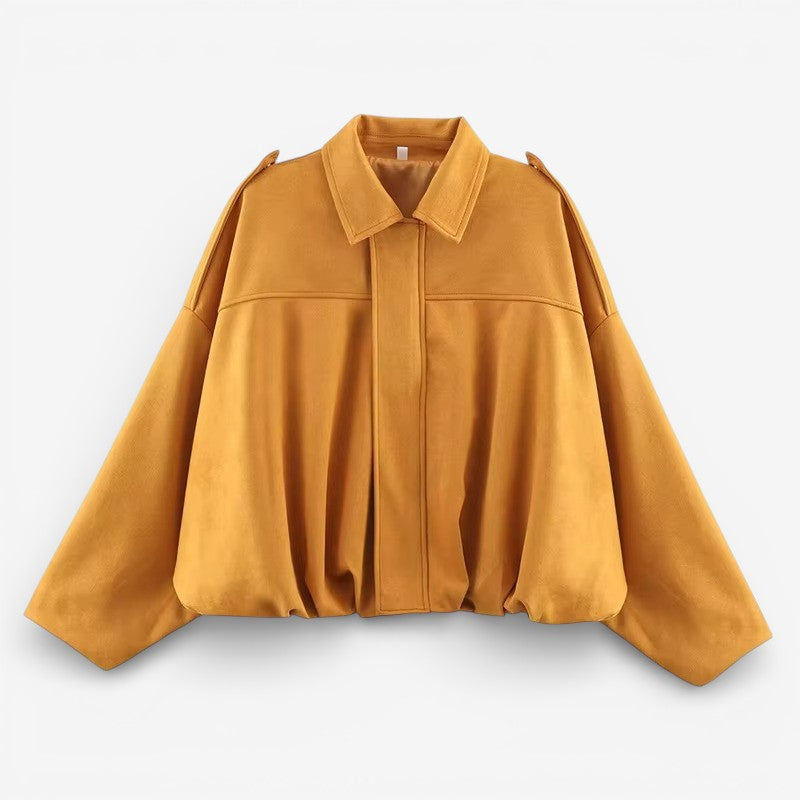 Karolina | Chaqueta de mujer con mangas largas y cuello solapa, de entretiempo