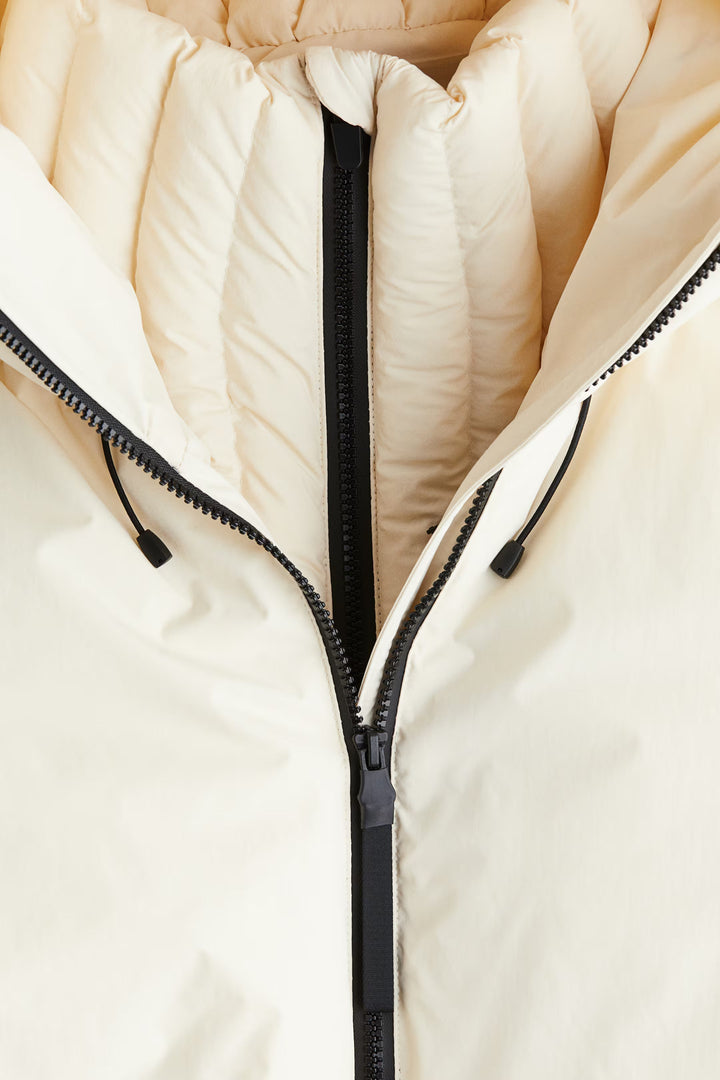 Glenda - Chaqueta de esquí impermeable con capucha desmontable y corte ajustado para mujeres